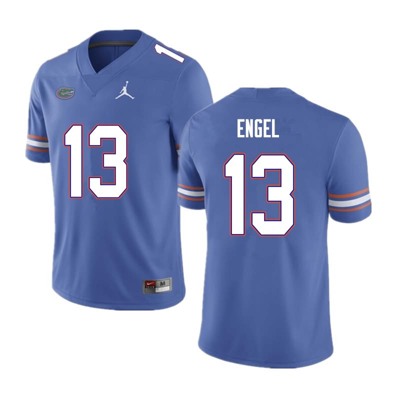 NCAA Florida Gators Kyle Engel Men's #13 Nike Blue Stitched Authentic College Football Jersey IUN1064EF